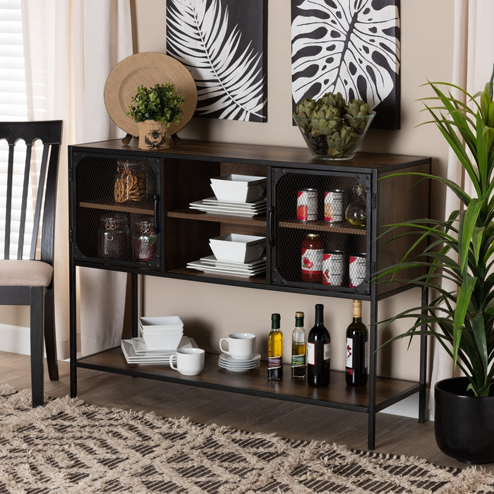 CARDEA  INDUSTRIAL WALNUT BROWN 2-DOOR SIDEBOARD