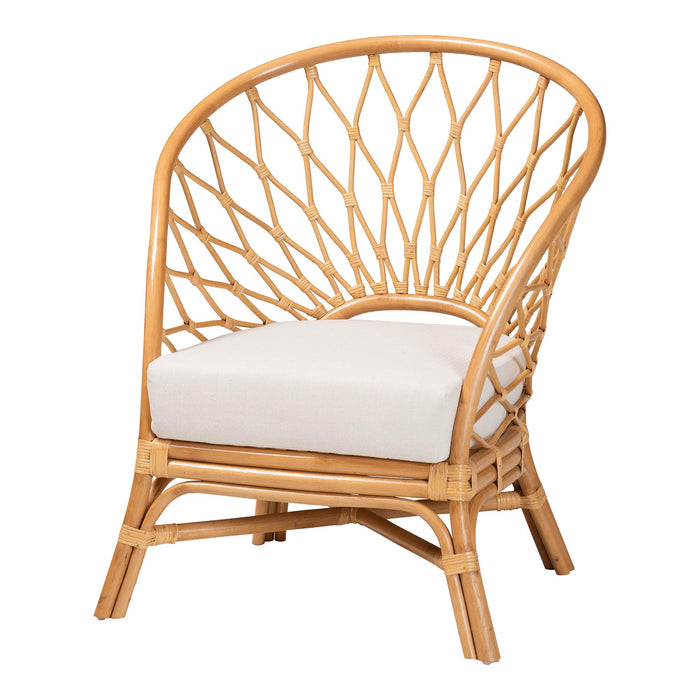 EMMELINE BOHEMIAN HONEY RATTAN ACCENT CHAIR