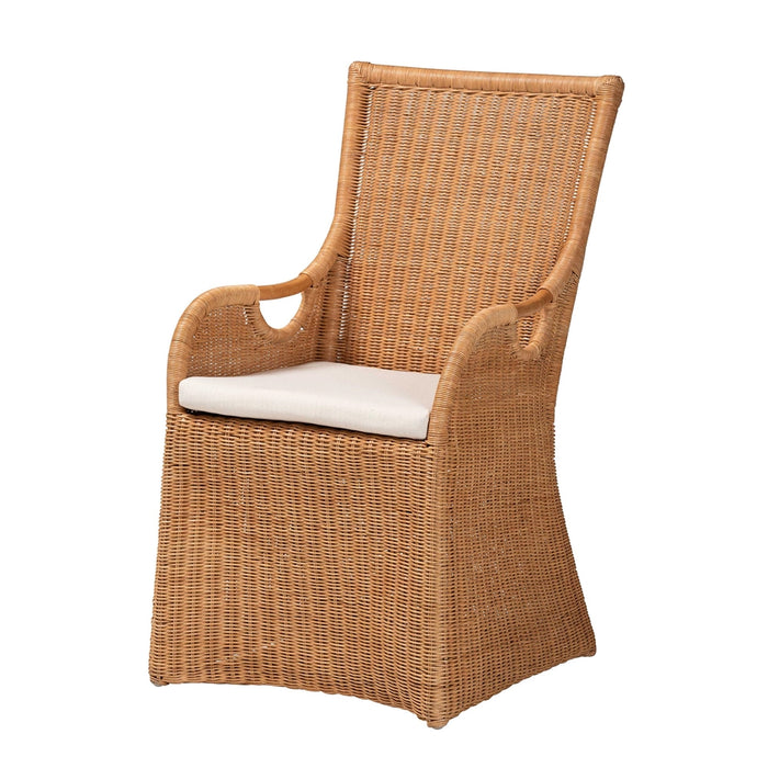 Amsterdam Bohemian Light Honey Rattan Dining Chair