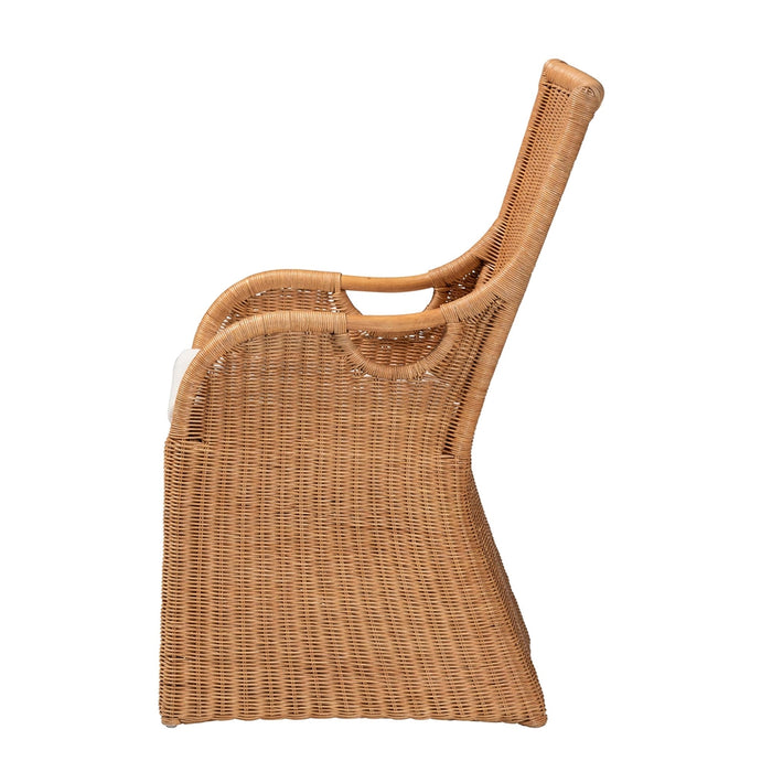 Amsterdam Bohemian Light Honey Rattan Dining Chair