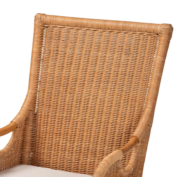 Amsterdam Bohemian Light Honey Rattan Dining Chair