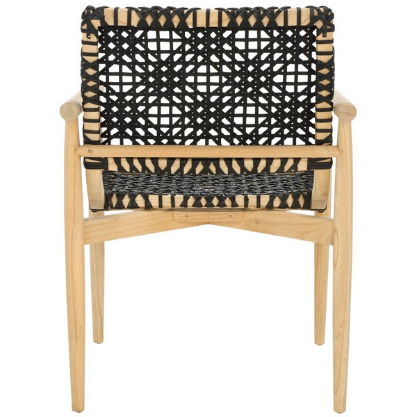 Sianna Accent Chair/Natural Black