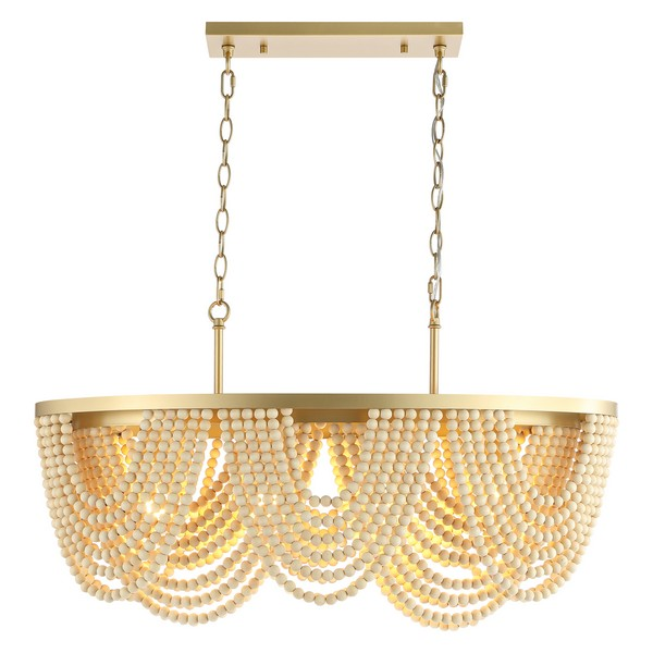 ALLURI CHANDELIER/GOLD NATURAL