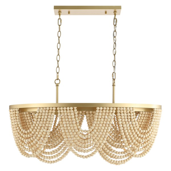 ALLURI CHANDELIER/GOLD NATURAL