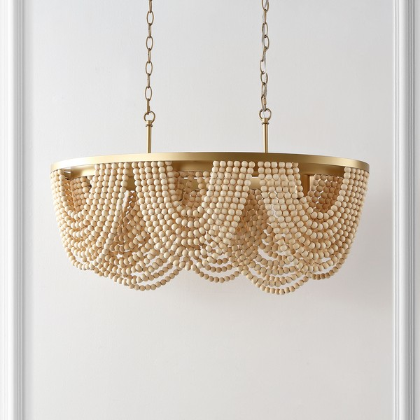 ALLURI CHANDELIER/GOLD NATURAL