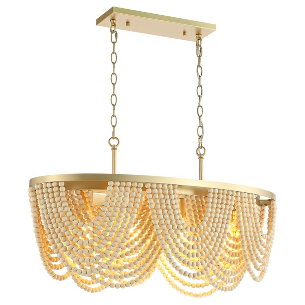 ALLURI CHANDELIER/GOLD NATURAL