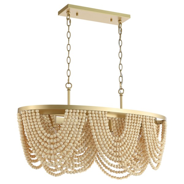 ALLURI CHANDELIER/GOLD NATURAL