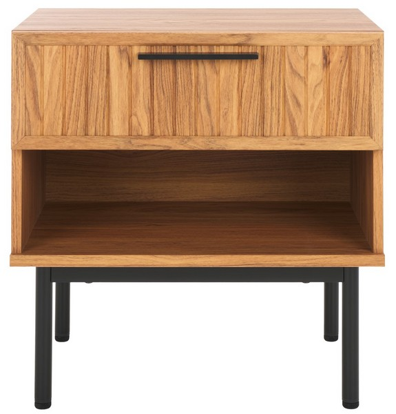 Axelle 1 Drawer Nightstand/Oak