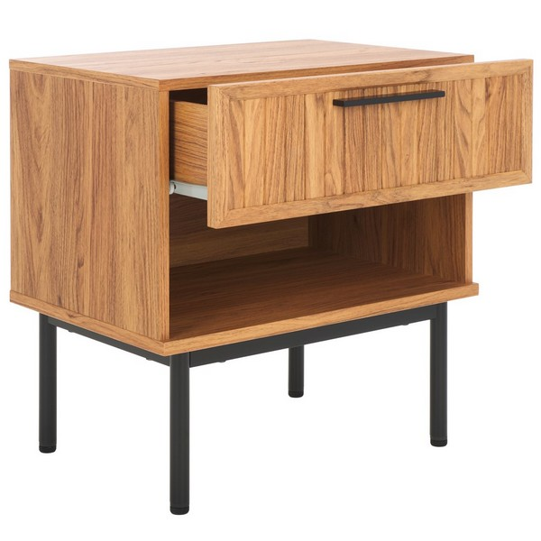 Axelle 1 Drawer Nightstand/Oak