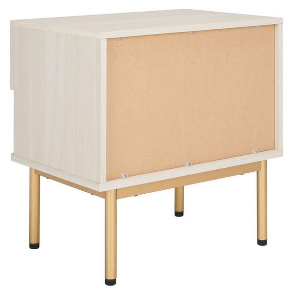 Axelle 1 Drawer Nightstand/Bleached White