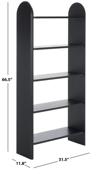 Syura Ribbed Etagere/Black