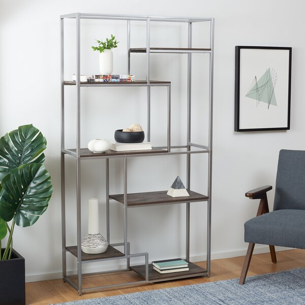 Rege 7 Shelf Etagere/Silver