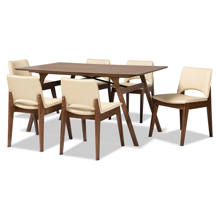 Afton Modern 7 Piece Dining Set - Cool Stuff & Accessories