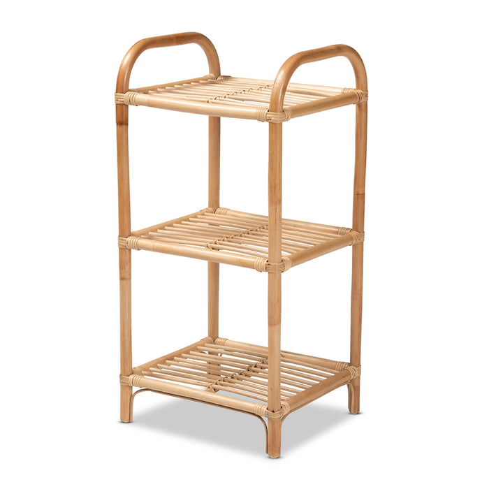 Barras Rattan 3 Tier Display Shelf