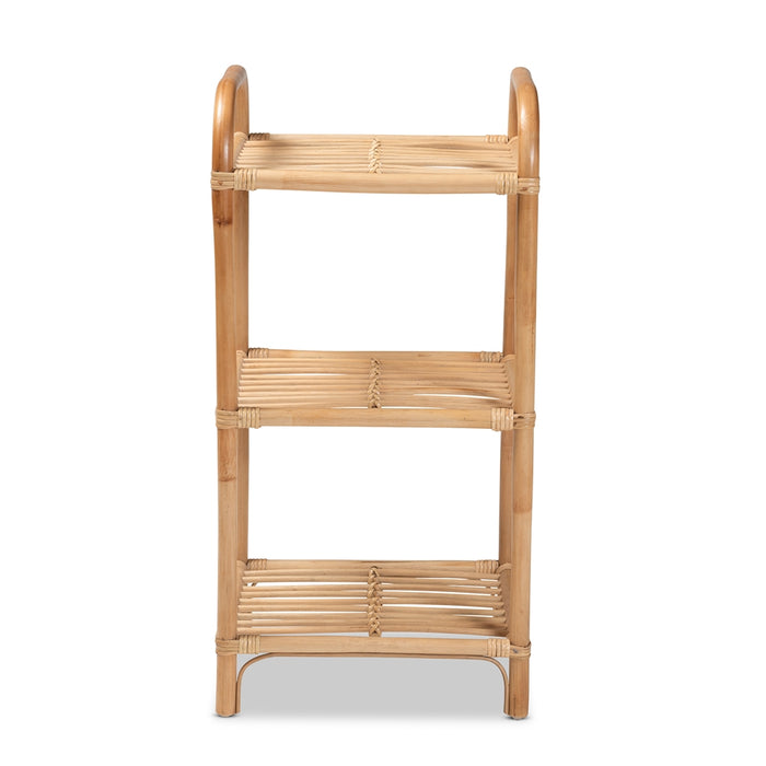 Barras Rattan 3 Tier Display Shelf