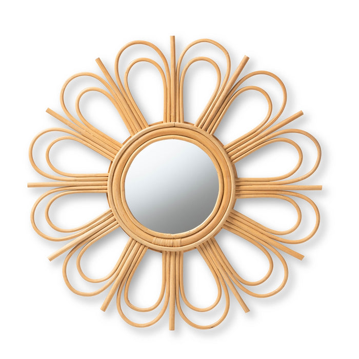 Sakura Bohemian Rattan Accent Mirror