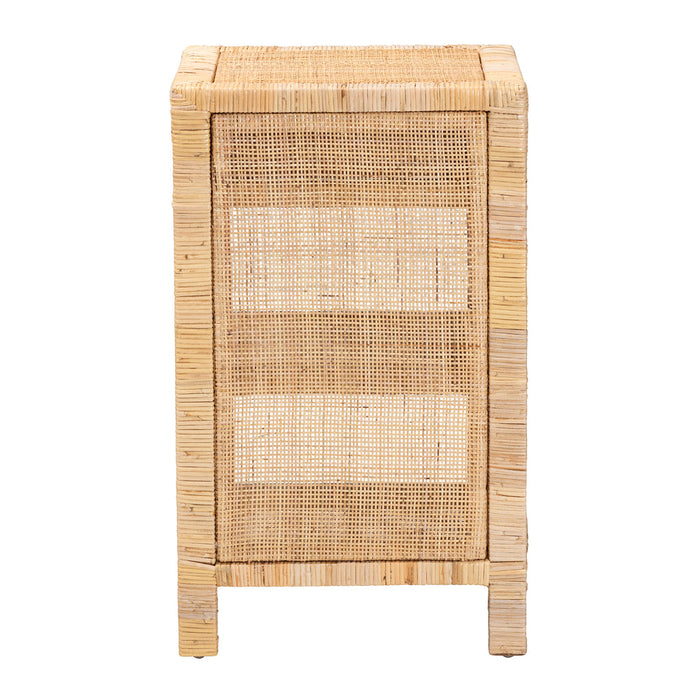 BELLA RATTAN 1 DRAWER NIGHTSTAND