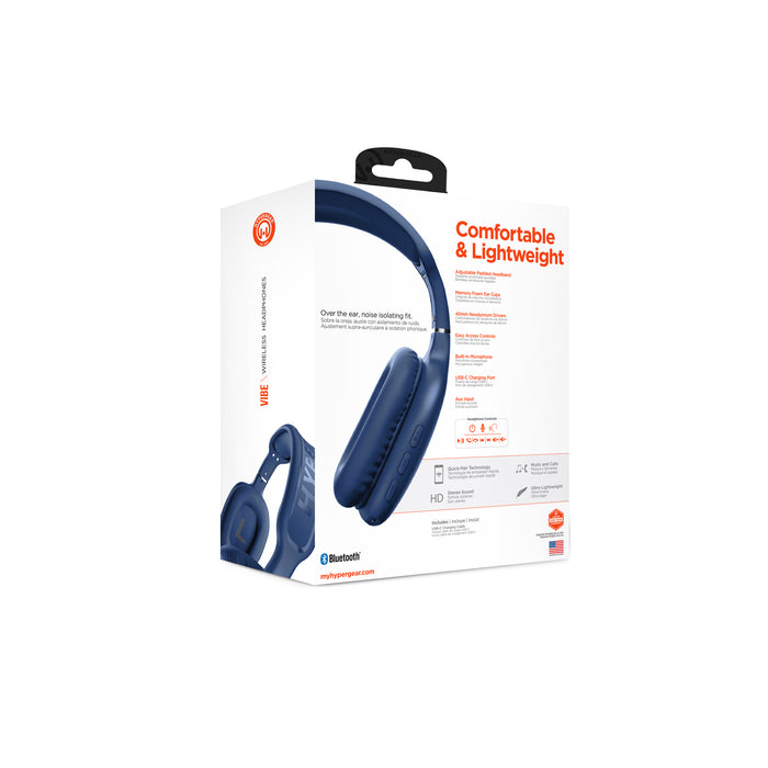 HyperGear VIBE Wireless Headphones Blue — Cool Stuff & Accessories