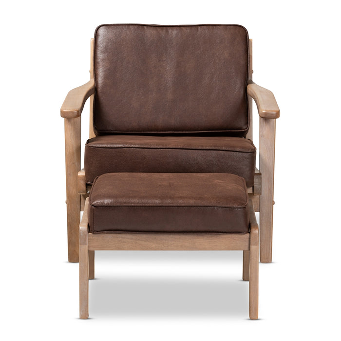 Sigrid 2-Piece Brown Armchair - Cool Stuff & Accessories