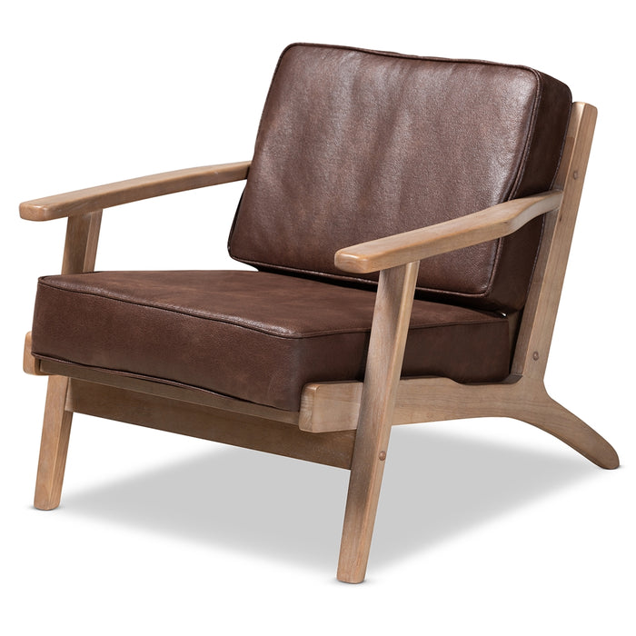 Sigrid 2-Piece Brown Armchair - Cool Stuff & Accessories