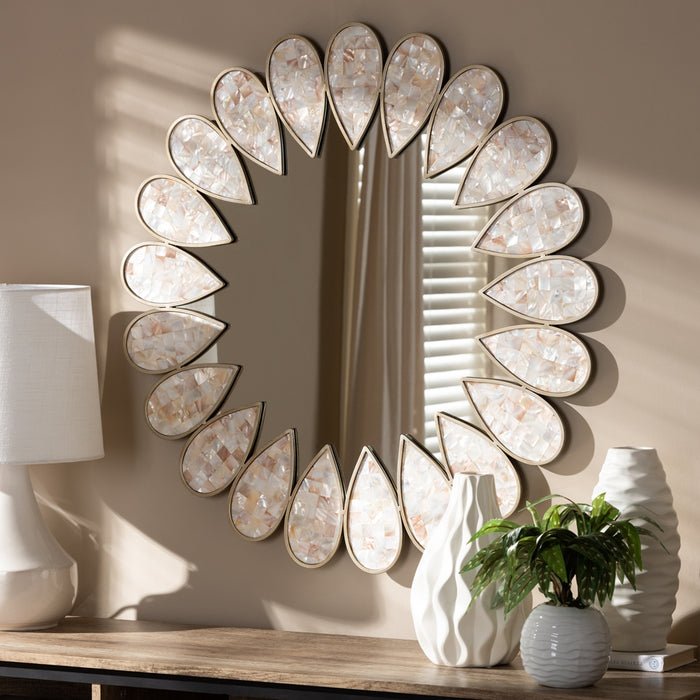 Savita Round Accent Mirror - Cool Stuff & Accessories