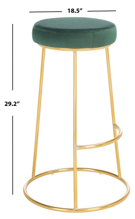 Sabina Round Bar Stool/Malachite Green - Cool Stuff & Accessories