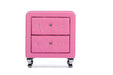 Stella Pink Tufted Nightstand - Cool Stuff & Accessories