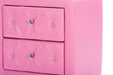 Stella Pink Tufted Nightstand - Cool Stuff & Accessories