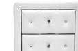 Stella White Tufted Nightstand - Cool Stuff & Accessories