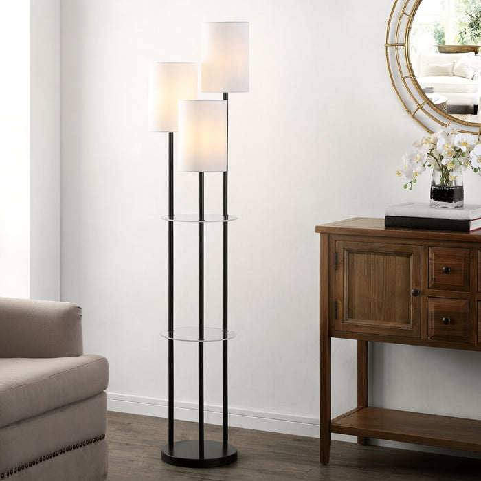 SOREN GLASS AND IRON FLOOR LAMP - Cool Stuff & Accessories