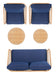 Venta 5 Piece Living Set - Cool Stuff & Accessories