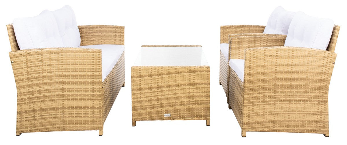 Vellor 4pc Living Set/ Natural White - Cool Stuff & Accessories