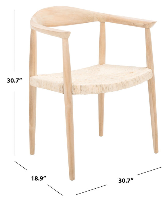 Volta Foc Twist Accent Chair/Unfinished Natural