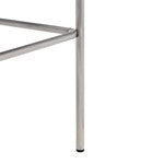 Bahari Woven Counter Stool/White Silver