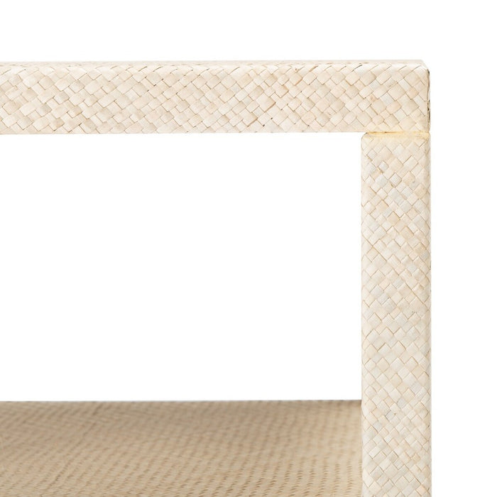 Apis Raffia 2 Shelf Accent Table - Cool Stuff & Accessories