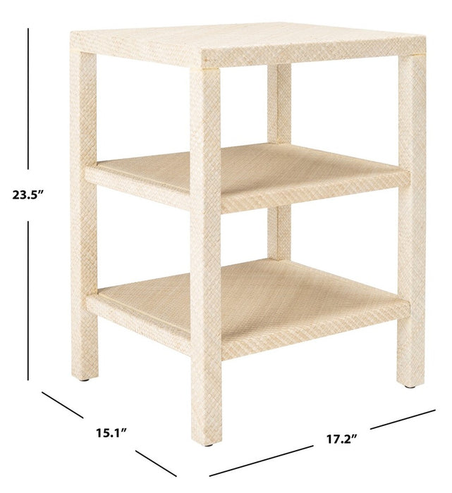 Apis Raffia 2 Shelf Accent Table - Cool Stuff & Accessories