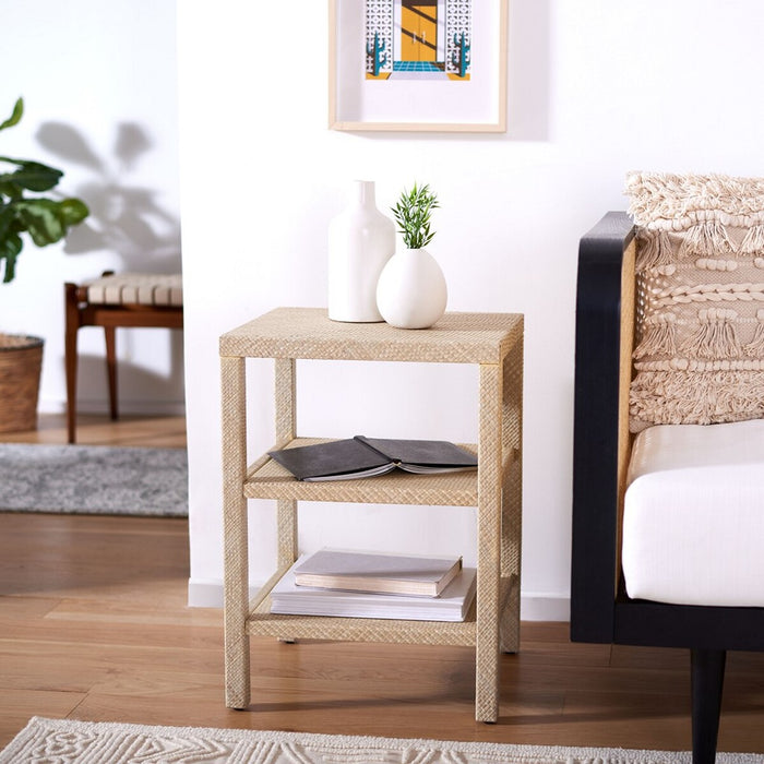 Apis Raffia 2 Shelf Accent Table - Cool Stuff & Accessories