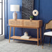 Baisley 2 Drawer Rattan Console Table - Cool Stuff & Accessories