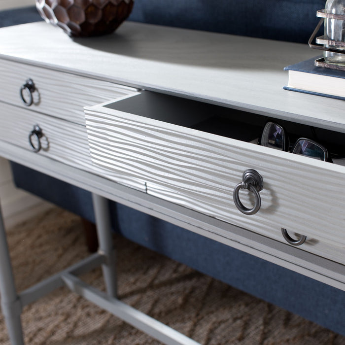 Aliyah 4 Drawer Grey Console Table - Cool Stuff & Accessories