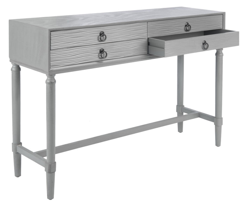 Aliyah 4 Drawer Grey Console Table - Cool Stuff & Accessories