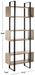 Adhara Retro Mid Century Wood Etagere - Cool Stuff & Accessories